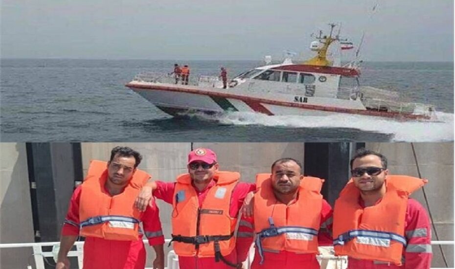 نجات سرنشین قایق غیرمجاز کیش