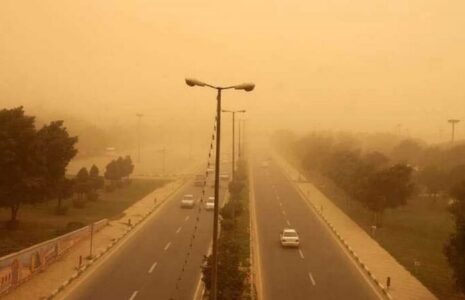 وضعیت هواخوزستان قهوه‌ای و خطرناک