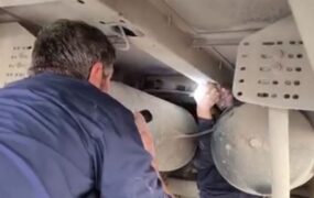 کشف مواد مخدر کامیون خروجی گمرک بازرگان