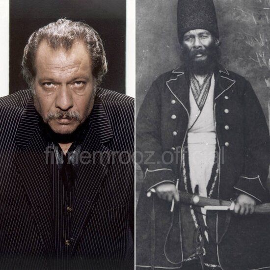 هنرمندان با افراد عکس‌های قدیمی دوره قاجار