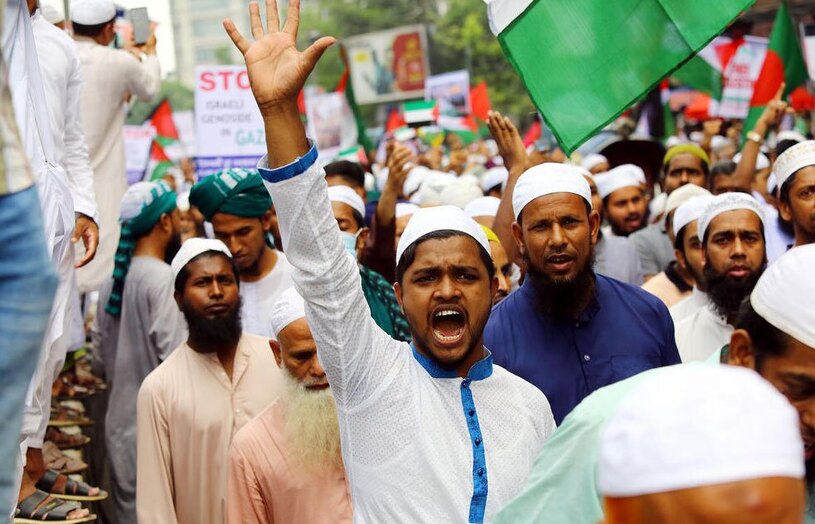 دیدنی های امروز؛ از گرمای بی سابقه در هند تا جارچی سلطنتی لندن تظاهرات حمایت از فلسطین پس از برگزاری نماز جمعه