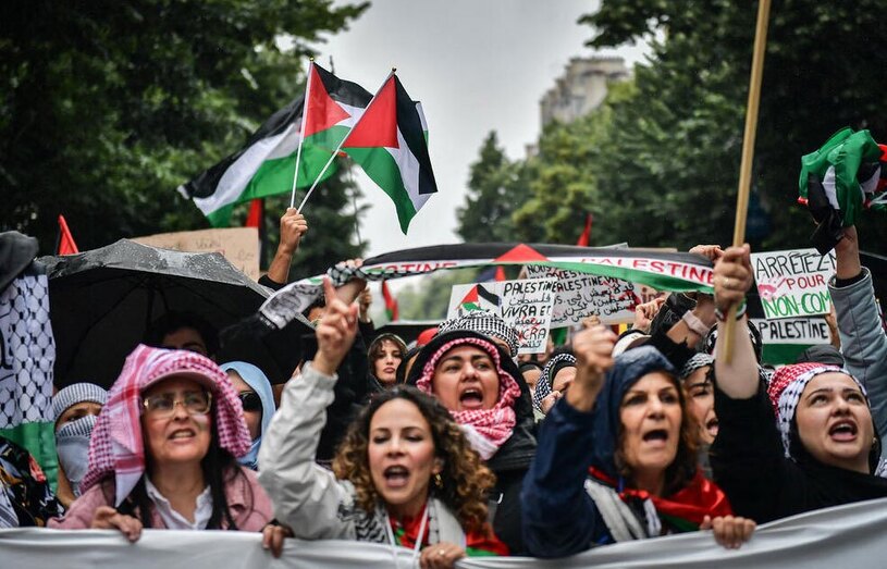 دیدنی های امروز؛ از قهرمانی رئال مادرید تا تظاهرات حامیان فلسطین تظاهرات حامیان فلسطین