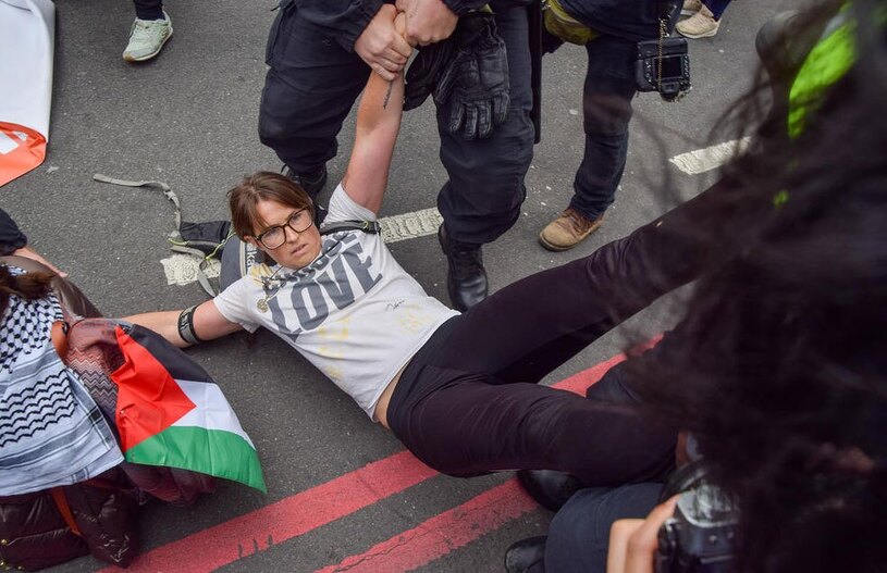 تظاهرات حامیان فلسطین