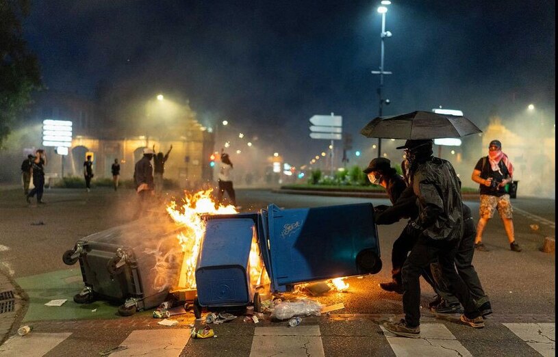 تظاهرات "ضدفاشیستی" در شهر "تولوز" فرانسه