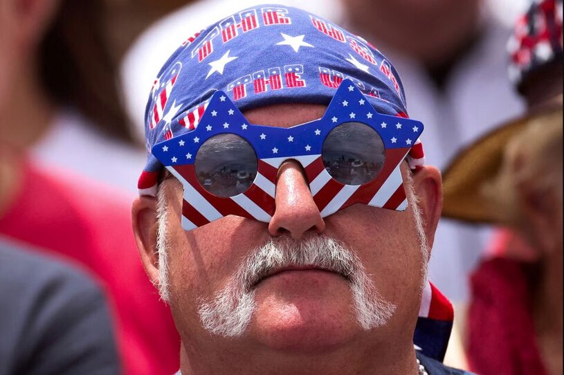 سخنرانی ترامپ در جمع هوادارانش