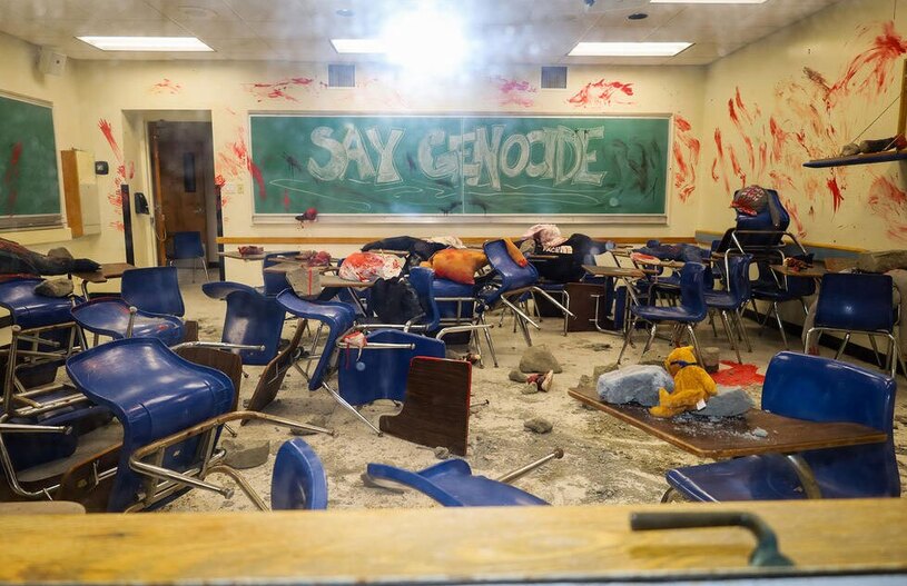 دانشجویان معترض حامی فلسطین