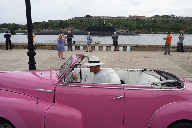  ناوگان نیروی دریایی روسیه به سواحل کوبا