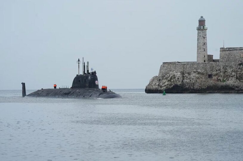  ناوگان نیروی دریایی روسیه به سواحل کوبا