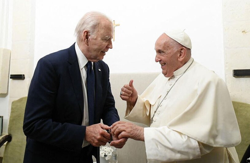 جو بایدن رئیس جمهوری آمریکا در حاشیه اجلاس سران گروه هفت 