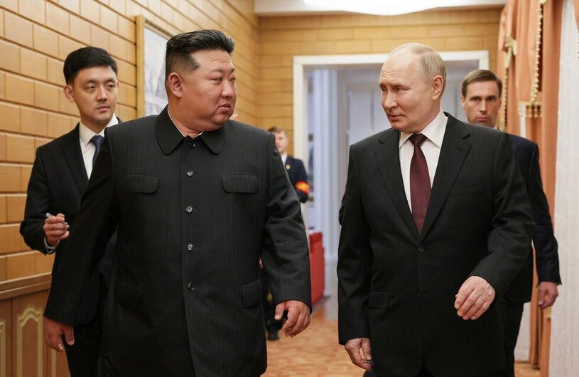 استقبال رهبر کره شمالی از رئیس فدراسیون روسیه