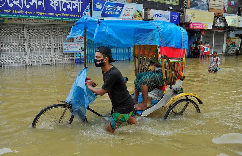 دیدنی های امروز؛ از روز جهانی یوگا تا دیدار با دالایی لاما سیل در بنگلادش