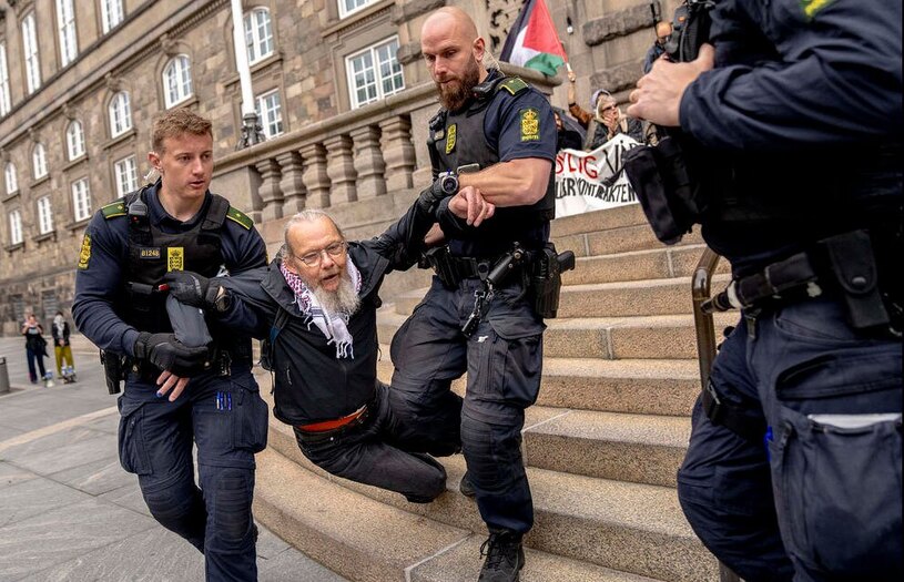 دیدنی های امروز؛ از روز جهانی یوگا تا دیدار با دالایی لاما دستگیری معترضان حامی فلسطین از سوی پلیس دانمارک