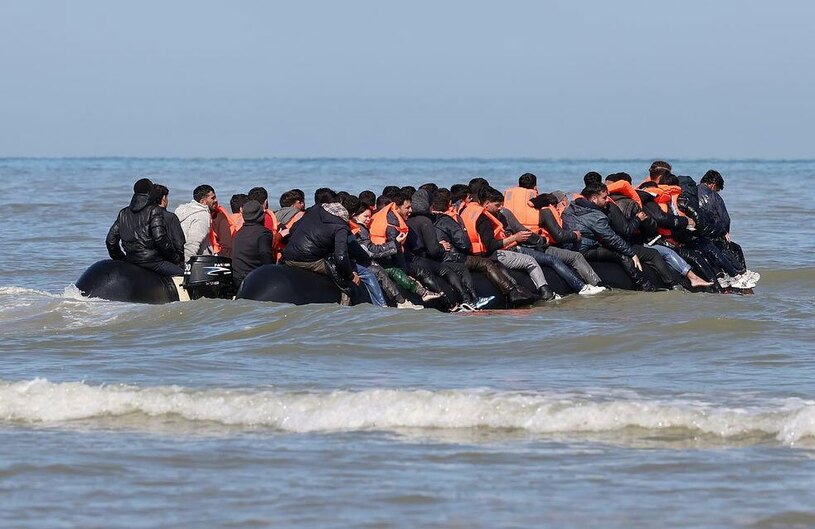 پناهجویان در سواحل فرانسه