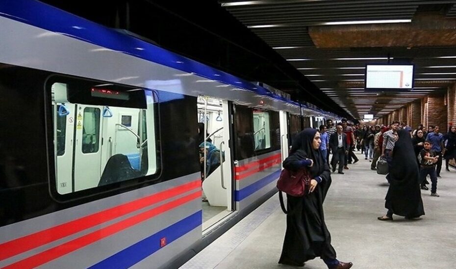 اختلال در خط ۳ مترو تهران