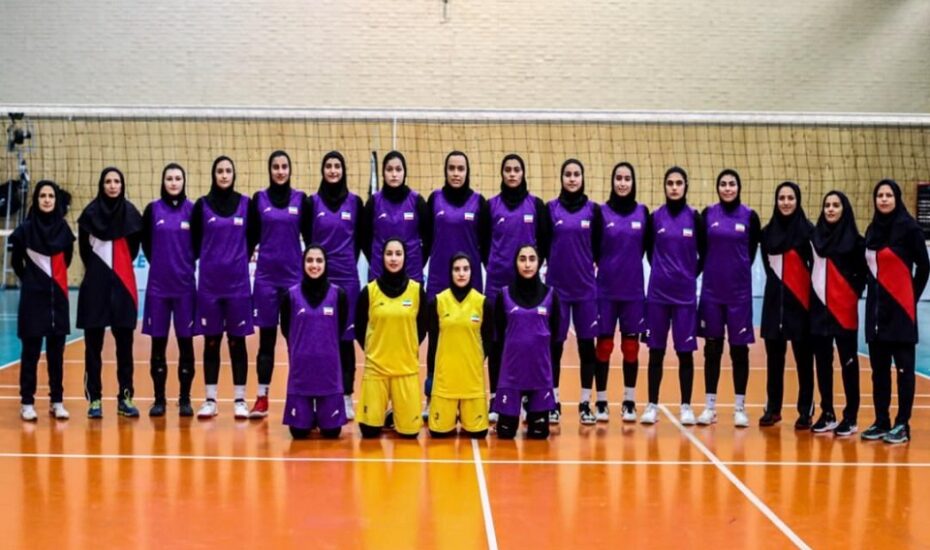 دختران والیبالیست ایران مسابقات قهرمانی آسیا