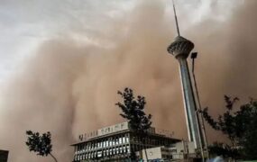 طوفان لحظه‌ای تهران