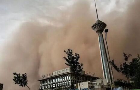 طوفان لحظه‌ای تهران