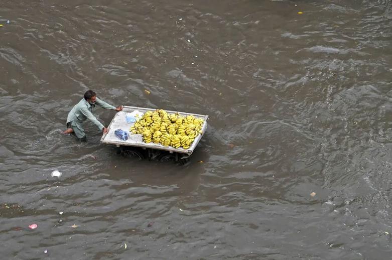 سیل در لاهور پاکستان