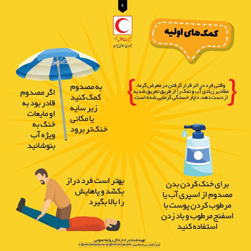 چطور از گرمازدگی در امان بمانیم؟