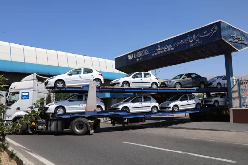 تحویل خودرو های ایران خودرو