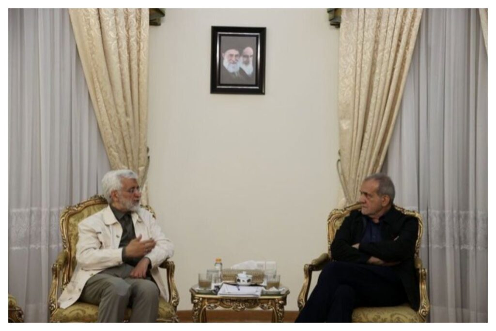 دیدار پزشکیان و جلیلی