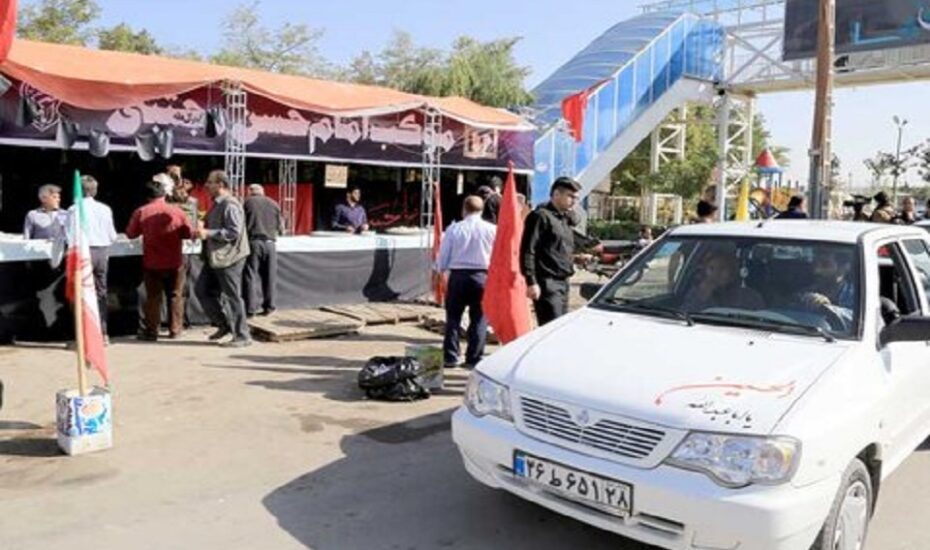 زائران اربعین خودروی شخصی