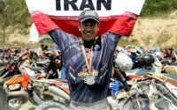 قهرمان ایرانی در یکی از سخت‌ترین مسابقات موتورسواری جهان