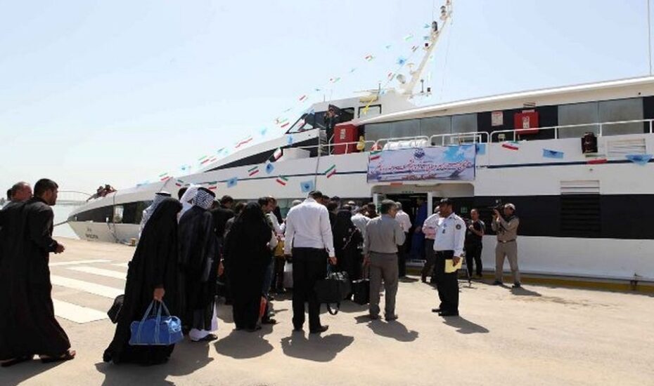 مسیرهای دریایی انتقال زائران اربعین