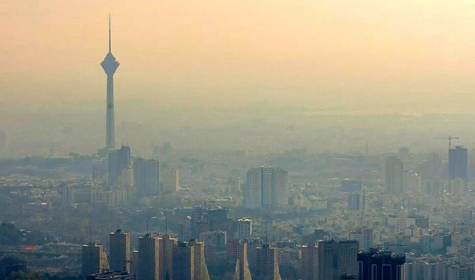 وضعیت هوای تهران نارنجی شد