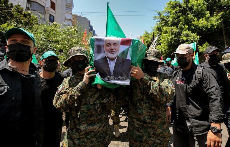 برگزاری مراسم تشییع پیکر نمادین برای اسماعیل هنیه