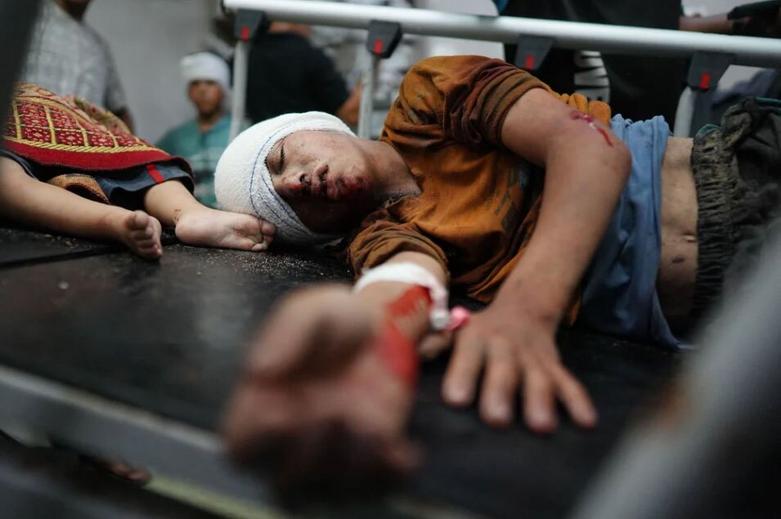 بمباران یک مدرسه در غزه از سوی اسرائیل