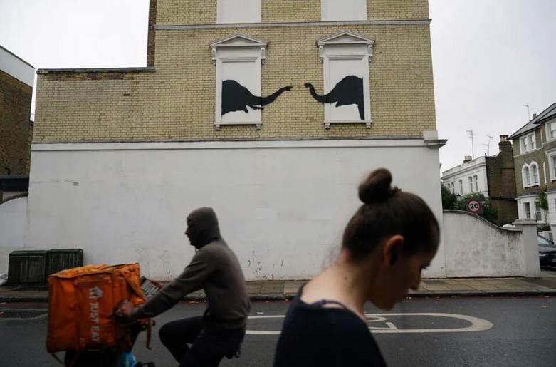 اثر جدید با امضای هنری "بنکسی"