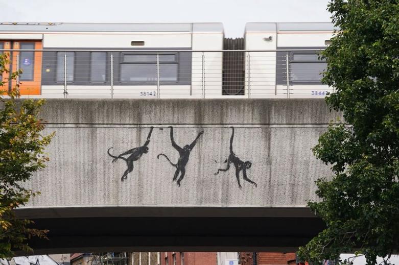 "گرافیتی" های جدید بنکسی در شهر لندن