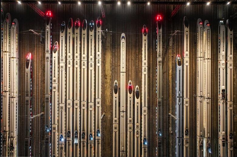 ایستگاه قطارهای سریع السیر در استان جیانگسو چین