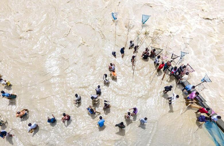 سیل در شهر "فِنی" بنگلادش