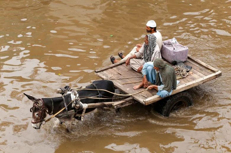سیل در مولتان پاکستان