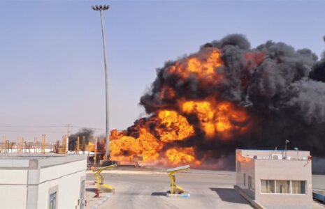 آتش سوزی مهیب در مرز دوغارون خراسان رضوی