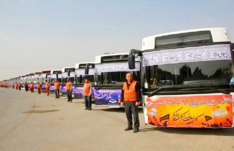 خط اتوبوس مستقیم تهران به نجف