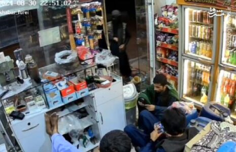 سرقت مسلحانه از یک سوپر مارکت در سراوان/ فیلم