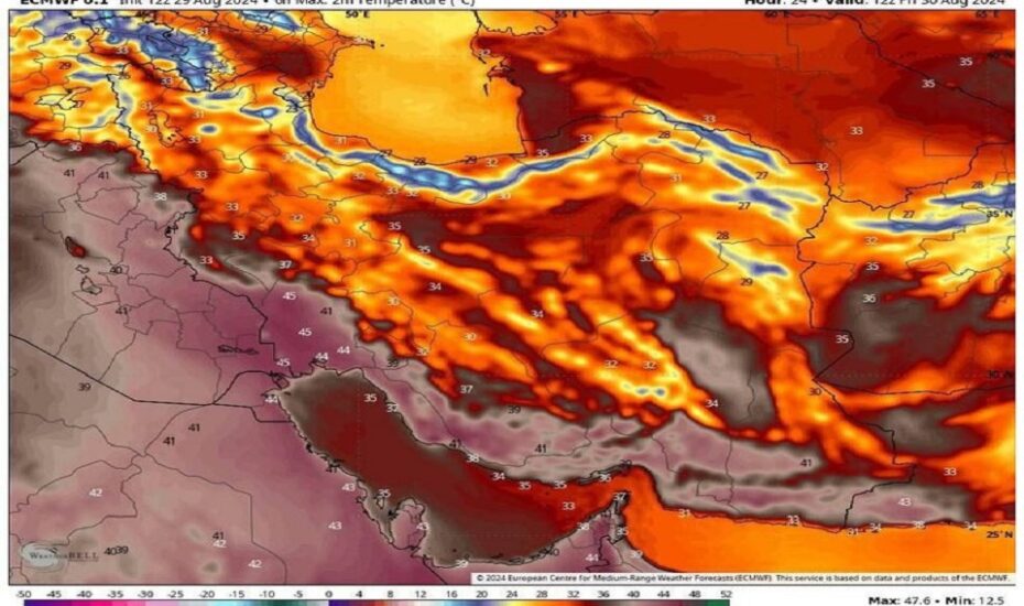 ورود موج افزایش دمای هوا
