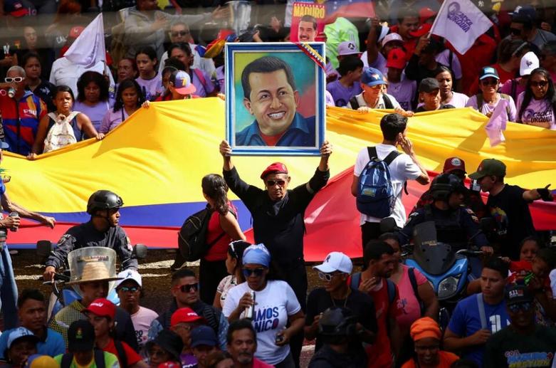 تجمع حامیان رئیس جمهوری ونزوئلا