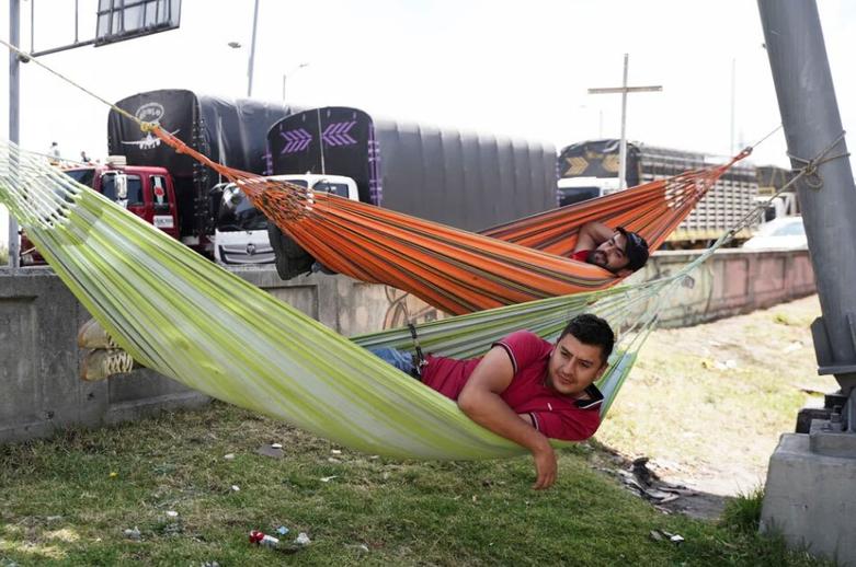 اعتصاب رانندگان کامیون در کلمبیا 