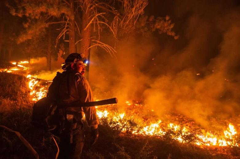 آتش سوزی های جنگلی در حومه شهر لس آنجلس