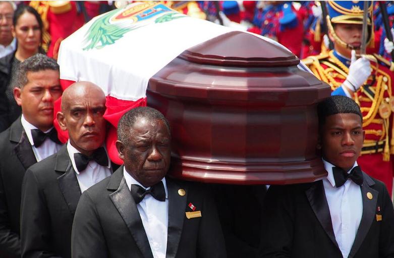 تشییع جنازه "آلبرتو فوجیموری" رئیس جمهوری سابق پرو