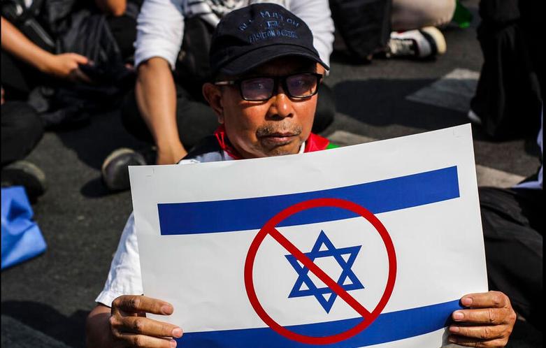 تظاهرات ضداسرائیلی در باندونگ اندونزی