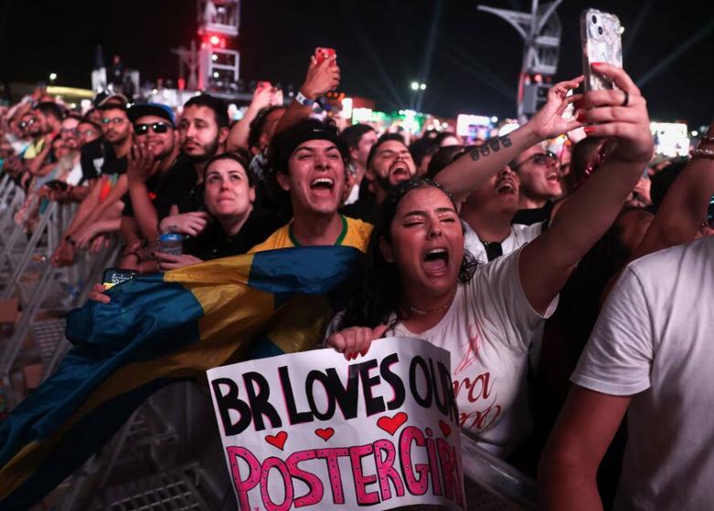 جشنواره موسیقی راک در شهر "ریودوژانیرو" برزیل