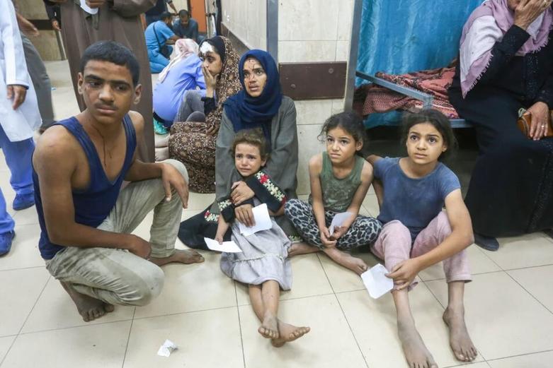 فلسطینیان مجروح پس از حمله اسرائیل