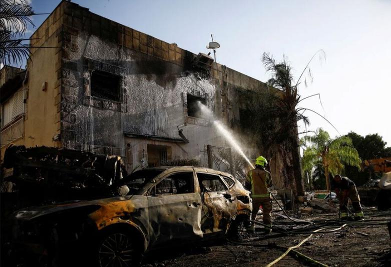 حمله موشکی گسترده حزب الله لبنان به شهرک "کریات بیالیک"