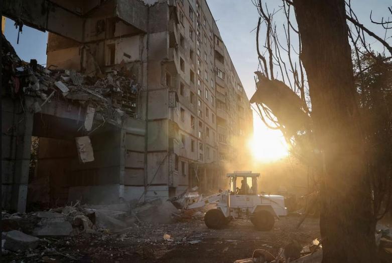 بمباران شهر خارکیف اوکراین