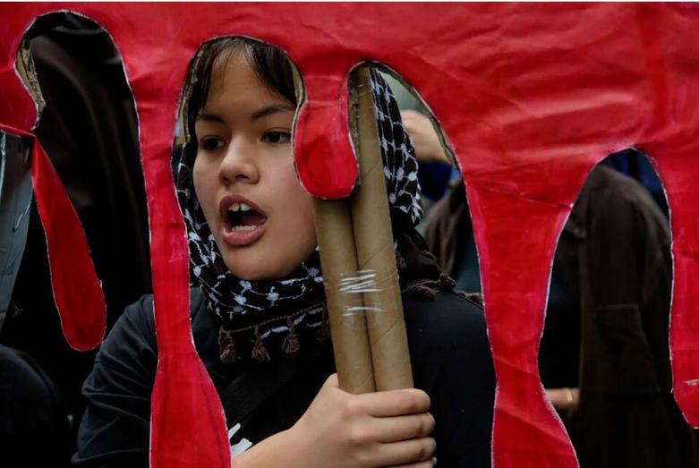 تظاهرات علیه حضور نتانیاهو در مقر سازمان ملل